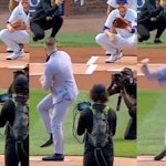 conor mcgregor first pitch