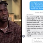 antonio brown text messages